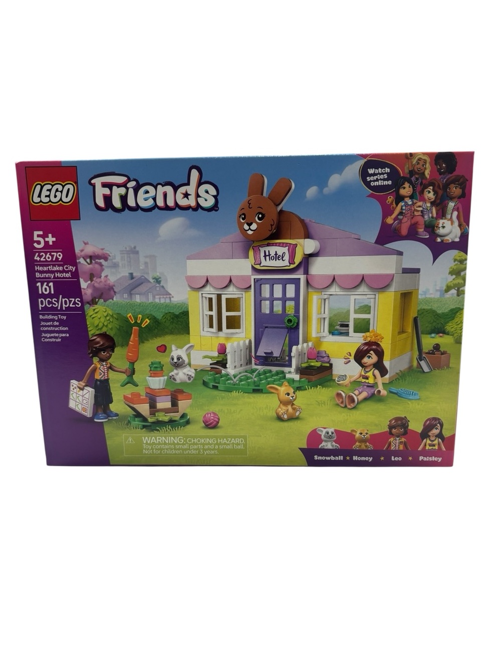 LEGO Friends 42679 Heartlake City Bunny Hotel Playset 161 pcs NEW